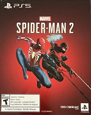 Marvel Spider-Man 2 PS5 (Sony PlayStation 5) Digital Code Only