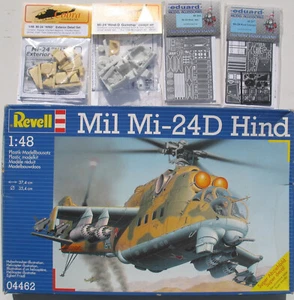 Revell Mil Mi-24D HIND Cobra Resin Conversion Eduard Photoetched parts 1:48 Kits - Picture 1 of 9