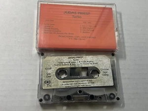 Rare Judas Priest Turbo Promo Cassette Paper label!!! - Picture 1 of 6
