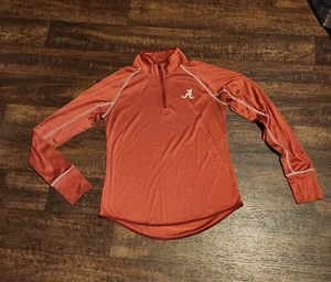 Colosseum Alabama Shirt Damen Medium Crimson Quarter Zip Pullover Langarm - Bild 1 von 9