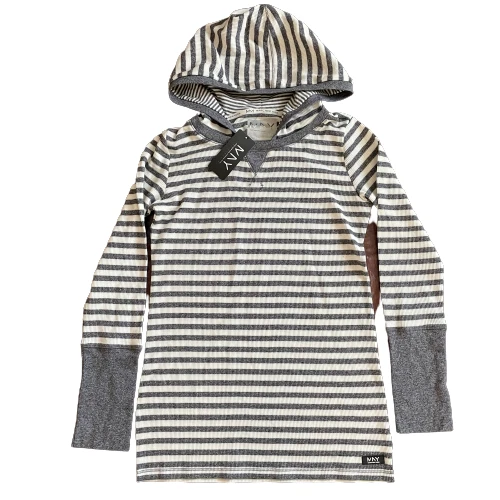 Andrew Marc Нью-Йорк женщин в полоску с капюшоном эластичной вязаная толстовка размер M средний - Изображение 1 из 4