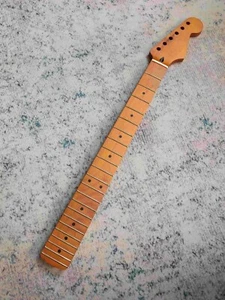 Gerösteter Ahorn E-Gitarrenhals 22 Bund Nitro Satin für Fender ST Strat - Bild 1 von 6