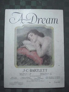 1919 J. C. BARTLETT NOTEN "EIN TRAUM" - Bild 1 von 4