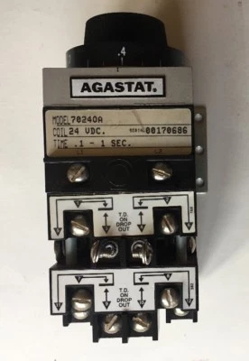 Modelo AGASTAT: 70240A Bobina: 24 VDC Foto 1 de 4