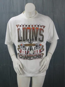 BC Lions Shirt (VTG) - 1994 Grey Cup Champions by Softwear - Men's Medium - Picture 1 of 11