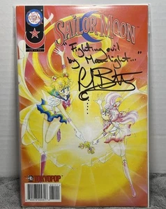 Sailor Moon Chix Comic 31 Signed By Linda Ballantyne Anime Voice Actor Low Print - Picture 1 of 24