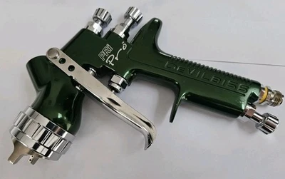 Devilbiss PRI PRO 1.8 spraygun P1 aircap + brand new spray gun cup. - Image 1 of 4