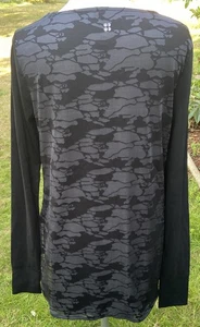 SWEATY BETTY S 10 12 (NEW) Layer Running Top. Thumb-loops. Pattern on back. - Picture 1 of 16