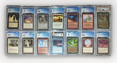 MTG The Dark CGC graded lot Of 14 ⭐ City of Shadows ⭐ Mana Vortex ⭐ - Image 1 of 2