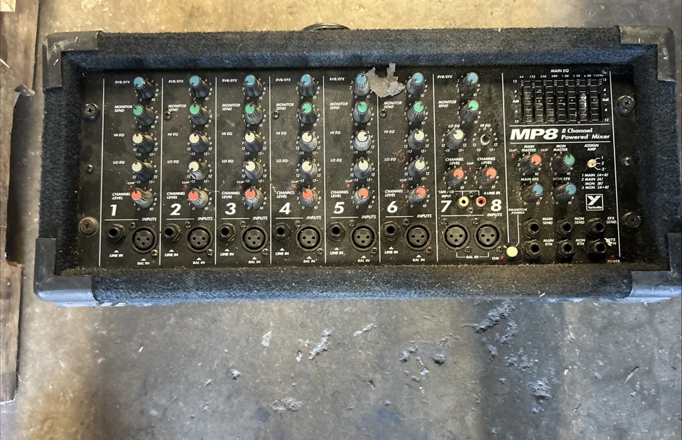 YORKVILLE MP8 8 CHANNEL POWERED MIXER - Image 1 of 4