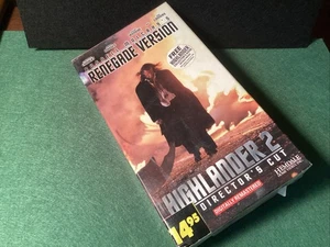 Highlander 2 VHS Directors Cut,Renegade Version,Sealed - Picture 1 of 3