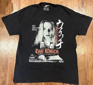 The Witch Graphic Black T-Shirt Size L Horror A24 Rucking Fotten Limited - Picture 1 of 6