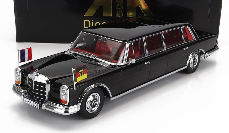 1/18 KK-SCALE - MERCEDES BENZ - S-CLASS 600 LWB PULLMAN (W100) WILLY KKDC181134 - Immagine 1 di 1