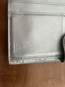 Gucci Chrome Heart Silver Wallet - Picture 1 of 11