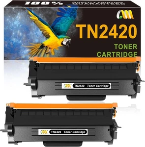 2 Cartucce Toner Laser Nero da sostituire TN2410 Compatibili per Stampanti Brother - Foto 1 di 2