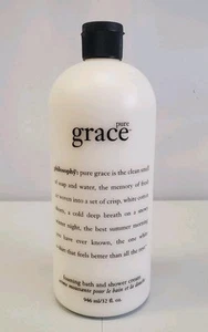 Philosophy Pure Grace Foaming Bath and Shower Cream 32fl oz New Sealed - Picture 1 of 3