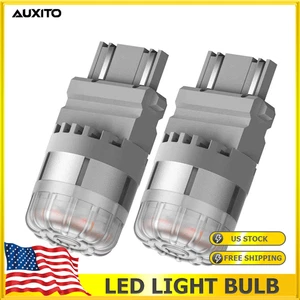 2X 3157 3156 LED Front Turn Signal Parking Light Bulbs Amber Yellow Error Free - Picture 1 of 8