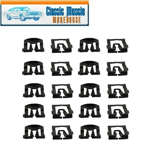 1965 1966 1967 1968 Ford Mustang 20 Piece Windshield Molding Trim Clip Set - Picture 1 of 23