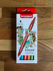Juego de brochas Bruynzeel Fineliner colores surtidos paquete de 6 nuevas Río de Janeiro - Imagen 1 de 3