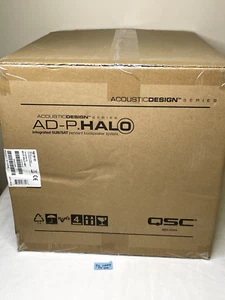 QSC AD-P.HALO Integrated Sub/Sat Pendant Loudspeaker System - White. New in box - Picture 1 of 4