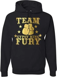 Felpa con cappuccio unisex Team Tyson Fury Gypsy King boxe - Foto 1 di 2