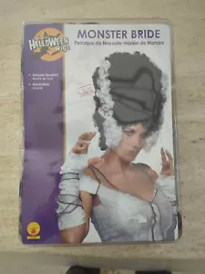 Monster Bride Wig Black & White Rubie's 50794 New - Picture 1 of 2