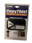 Sima VHS Transfer To DVD Copy This CT-1 Digital Video Enhancer & Duplicator  NEW