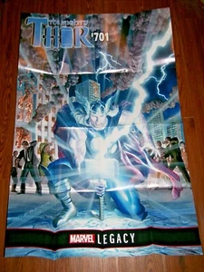 Thor #701 Promo Poster 24" x 36" Marvel 2017 Alex Ross - Picture 1 of 4
