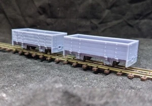 Vagón de tabla larga calibre estrecho OO9 009 - Imagen 1 de 5