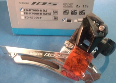 Shimano 105 FD-R7000 34.9MM Carretera Delantero Derailleur-New- 2x11-Spd - Negro - Imagen 1 de 4