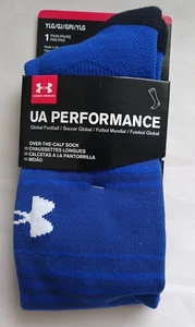 UNDER ARMOUR UA PERFORMANCE YOUTH OVER THE CALF SOCK LARGE 1-4 New - Picture 1 of 4