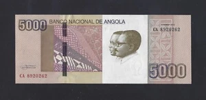 Portugal ANGOLA 5000 5.000 KWANZAS 2012 P-158 UNC - Picture 1 of 2