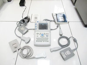 SONOSITE 180 PLUS PORTABLE ULTRASOUND MACHINE CURVED LINEAR ARRAY 4 TRANSDUCERS - Picture 1 of 15