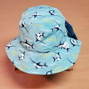 I Play Bucket Sun Hat 0-6 Months Turquoise - Picture 1 of 8