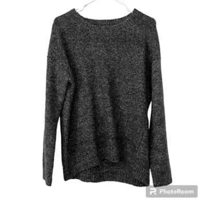 Vince Marled Gray Knit Wool Blend Sweater Medium - Picture 1 of 6