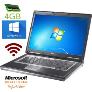 Dell Latitude D620 D630 Laptop 80GB-120GB, 4GB Wifi - WINDOWS 7 e5400, e6400 - Picture 1 of 5