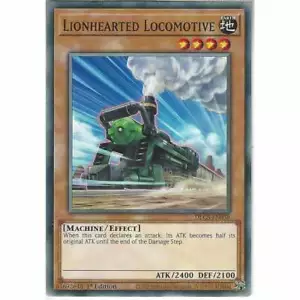 YuGiOh DLCS-EN038 Lionhearted Locomotive | 1st Edition Common | Trading Card TCG - Picture 1 of 3