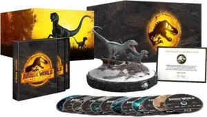 Jurassic World / Park 6-film Statue 4K Ultra HD Blu-Ray Ultimate Collection NEW - Afbeelding 1 van 11