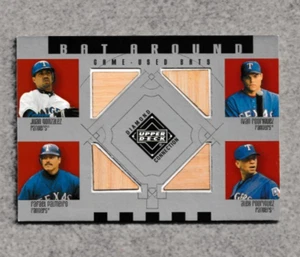 2002 Upper Deck Diamond Collection BAT AROUND - ALEX RODRIGUEZ-J. GONZALEZ MINT - Picture 1 of 2