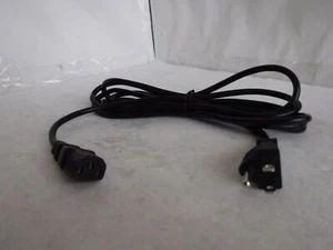 UBILL 3 Prong 10' AC Power Cord Cable Black 18AWG Computer Monitor - Picture 1 of 3