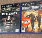 Two  PlayStation 2 Shellshock Nam 67 & Mercenaries Playground Of Destruction