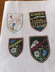 Lotto Toppa Stemma Ricamato Vintage Cuneo - Foto 1 di 1