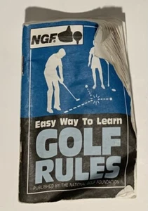 Easy Way to Learn Golf Rules by NGF National Golf Foundation, 1993, Pocket Book - Picture 1 of 2