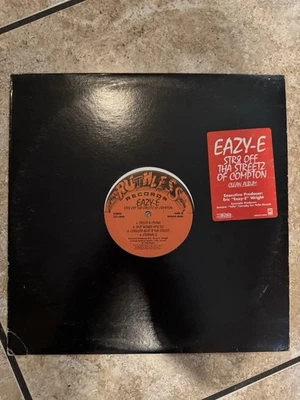 Eazy-E Str8 Off Tha Streetz of  Compton Ruthless Records  '96 LP - Image 1 of 4