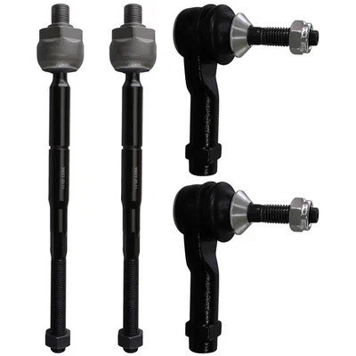 Extremos de barra de amarre delanteros 4 piezas para Ford Explorer Police Interceptor Lincoln MKT 2011-17 Foto 1 de 4