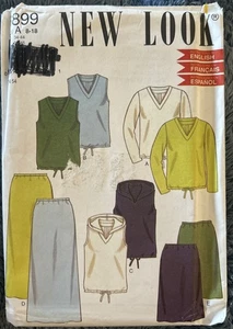 Simplicity Pattern 6899 New Look Size 8 - 18 Misses Tops Skirt Hoodie Uncut FF - Picture 1 of 2