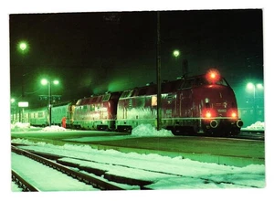Swiss Diesel Locomotive SBB Am 4/4 18462 18463 Simplon Express Bahnhof Brig 1988 - Picture 1 of 2