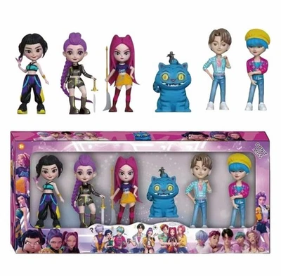 K-Pop Demon Hunters Figures | Cute Anime Figure Doll | Rumi | Zoey | Mira | Jinu - image 1 of 4