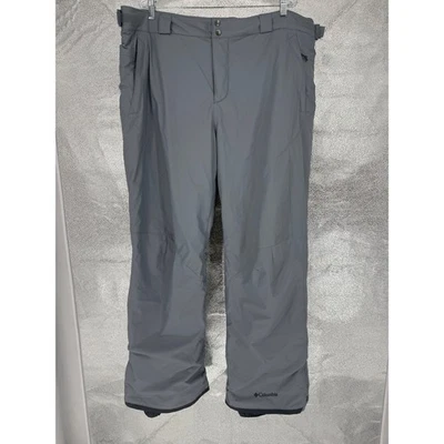 Pantalones cortos Columbia para hombre esquí snowboard grises resistentes al agua aislados XXL Foto 1 de 4