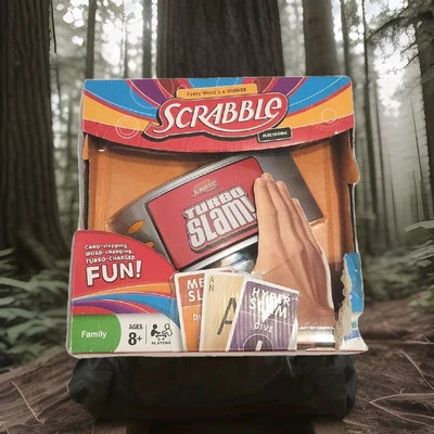 SCRABBLE TURBO SLAM ELECTRONIC WORD GAME EVERY WORD'S A WINNER - HASBRO 2011 NEW - Image 1 of 4